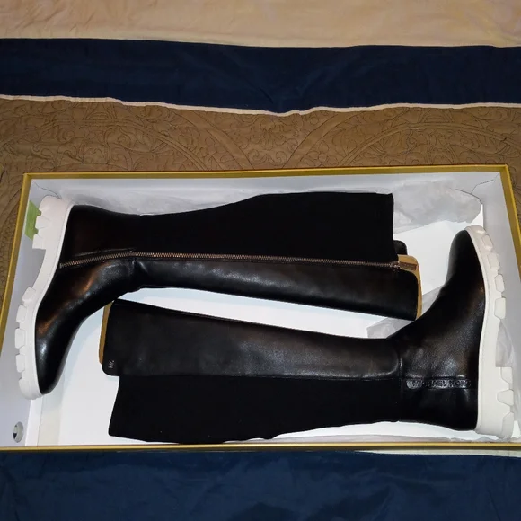 Michael Kors Ridley Lug Sole Tall Boots - Picture 2 of 11